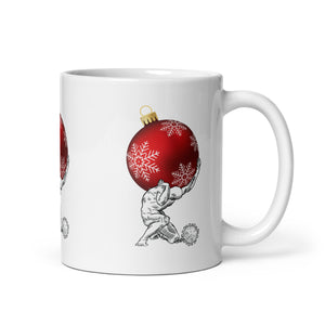 Atlas holding Christmas - Mug