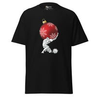Atlas holding Christmas - Unisex Classic T-Shirt - Black / S