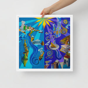Being and Becoming - Framed Canvas