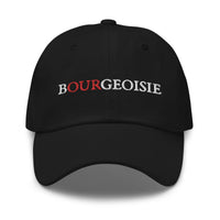 Bourgeoisie - Embroidered - Cap - Black