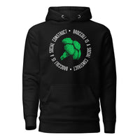 Broccoli is a social construct - Premium Hoodie - Black / S