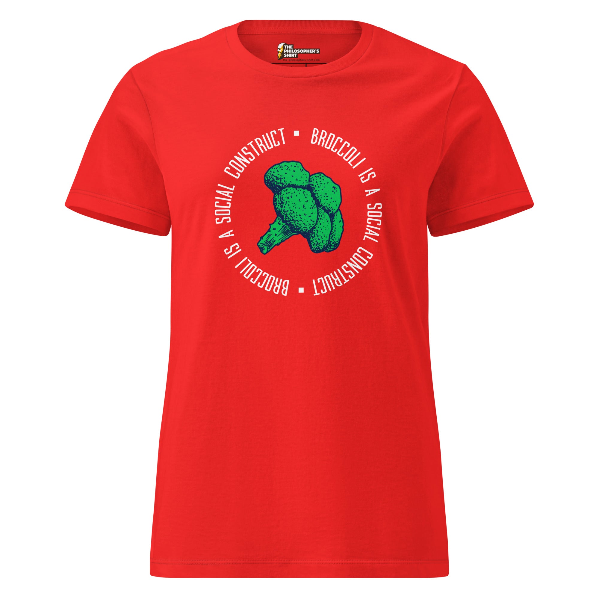 Broccoli is a social construct - Women’s T-shirt - The Philosopher's Shirt