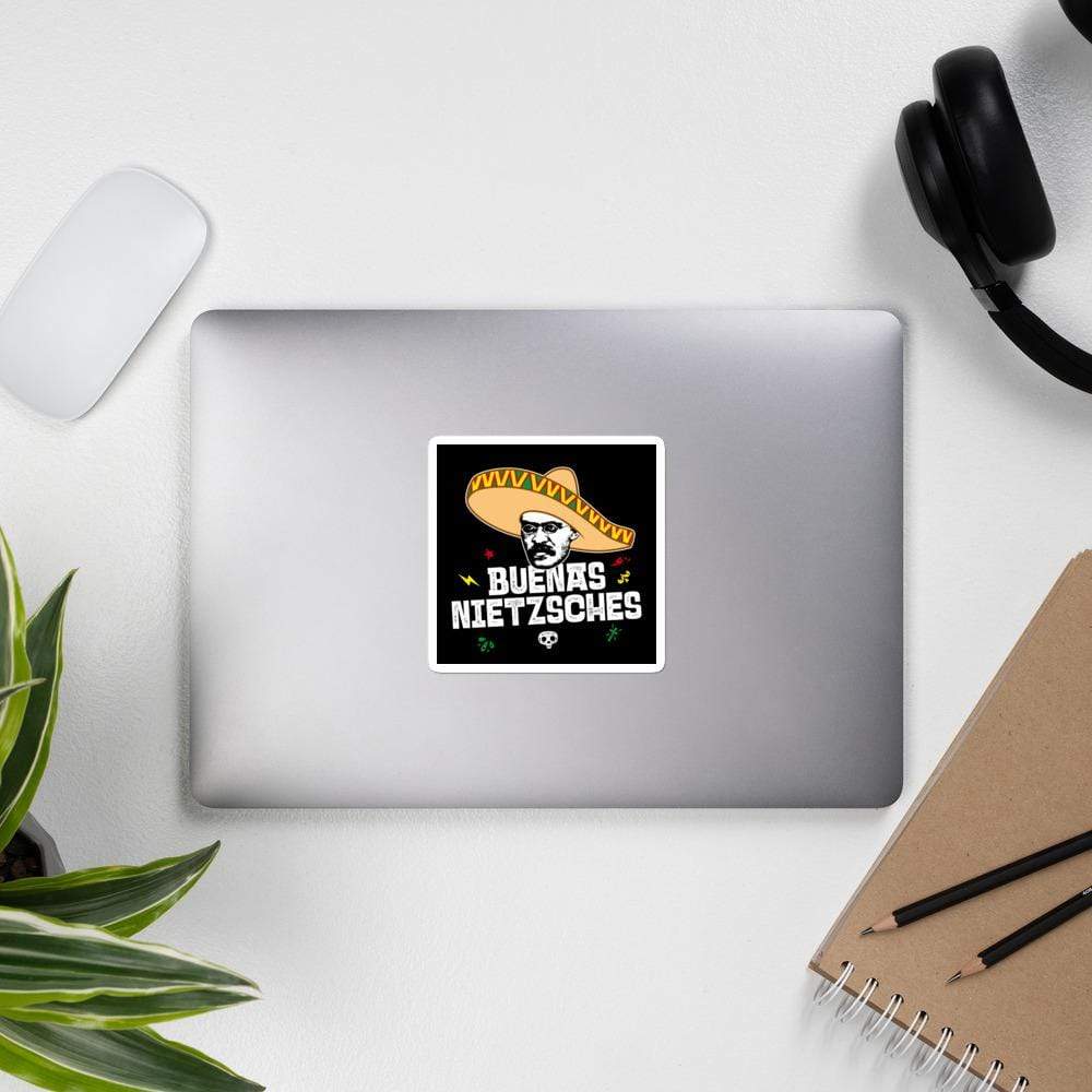 Buenas Nietzsches - Sticker - 10 x 10 cm | 4 x 4 inches - The Philosopher's Shirt