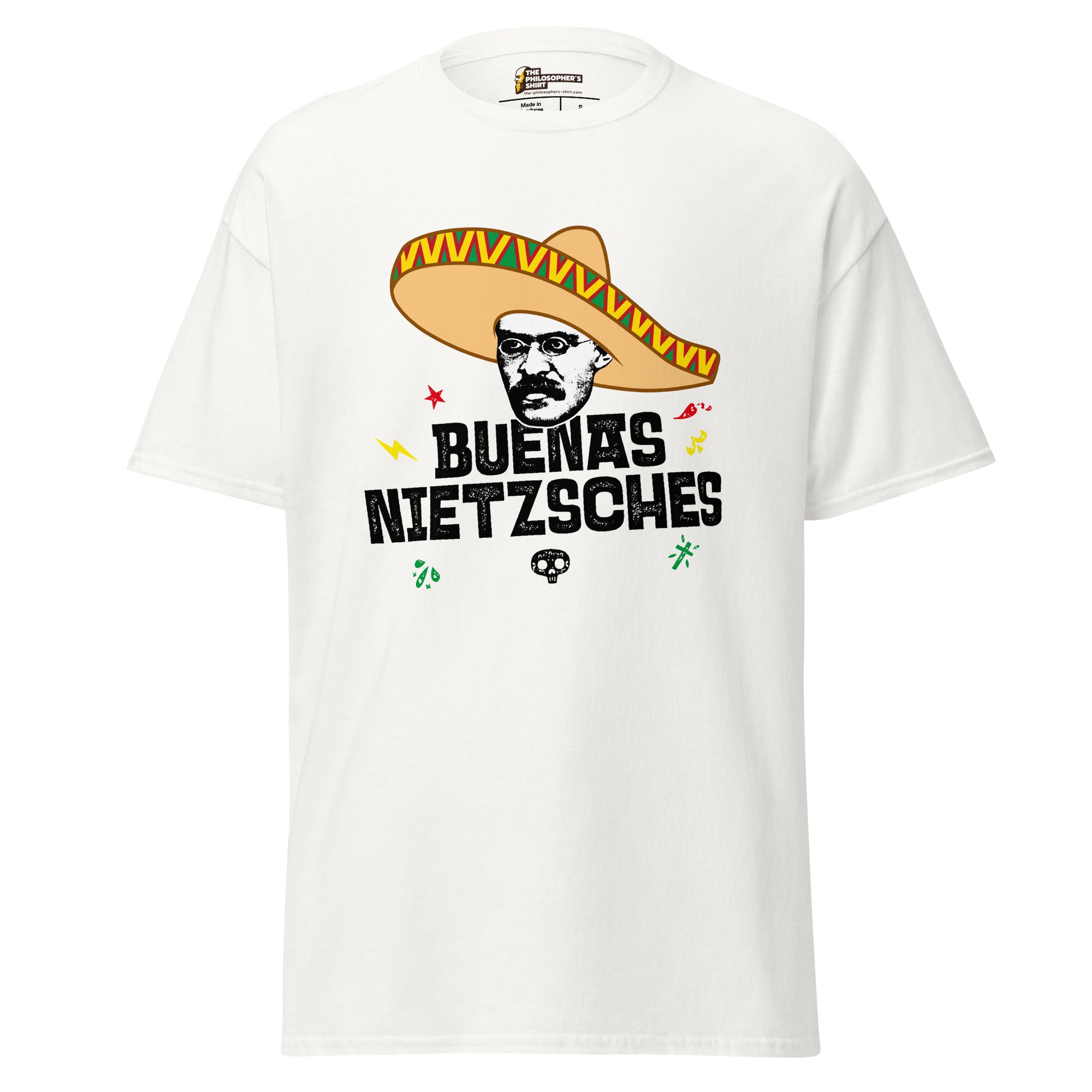 Buenas Nietzsches - Unisex Classic T-Shirt - White - The Philosopher's Shirt