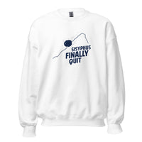 Camus - Sisyphus Finally Quit - Sweatshirt - White / S