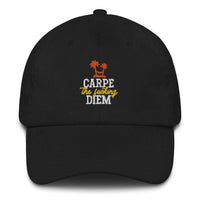 Carpe the fucking diem - Embroidered - Cap - Black