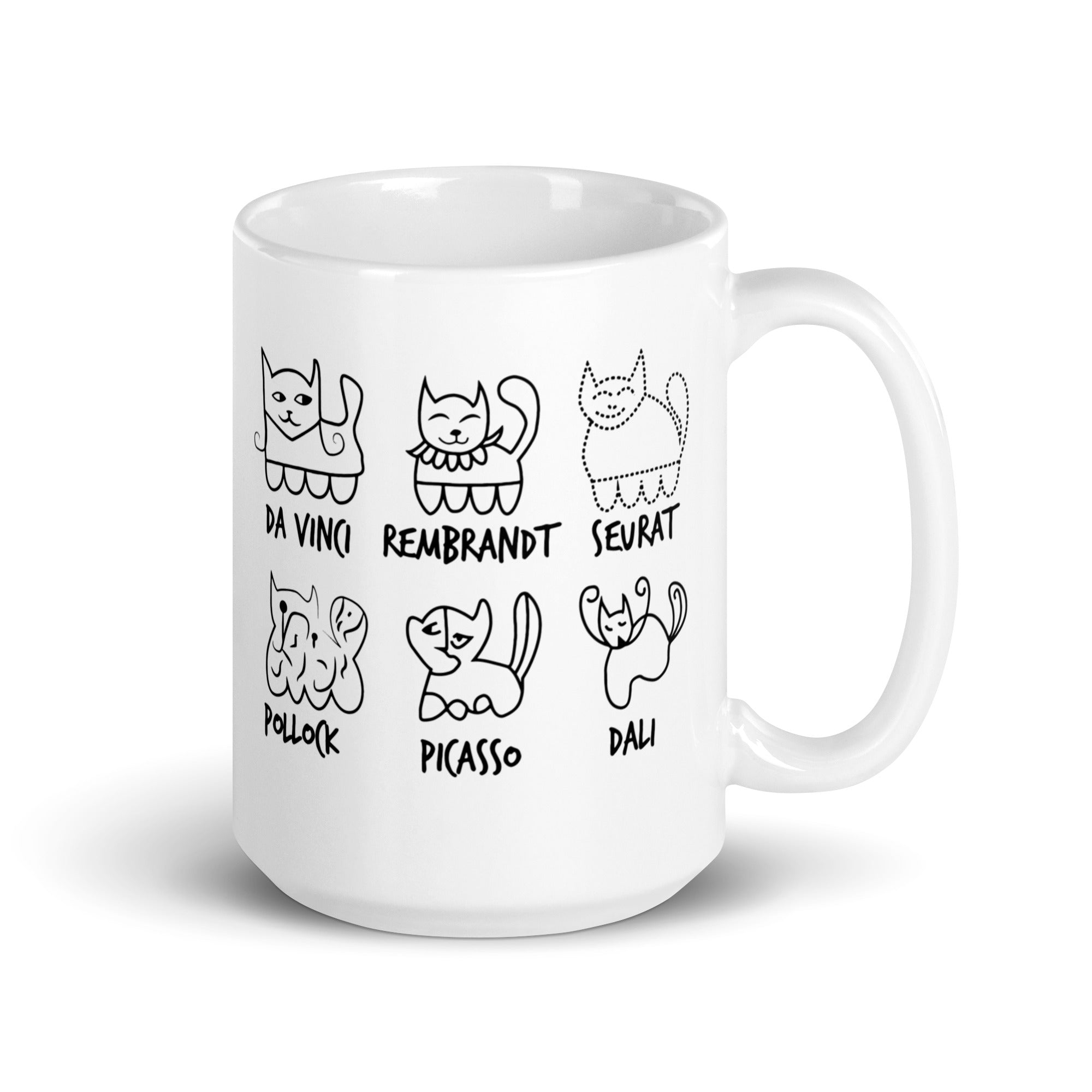 Cat by Artist - Mug - The Philosopher's Shirt