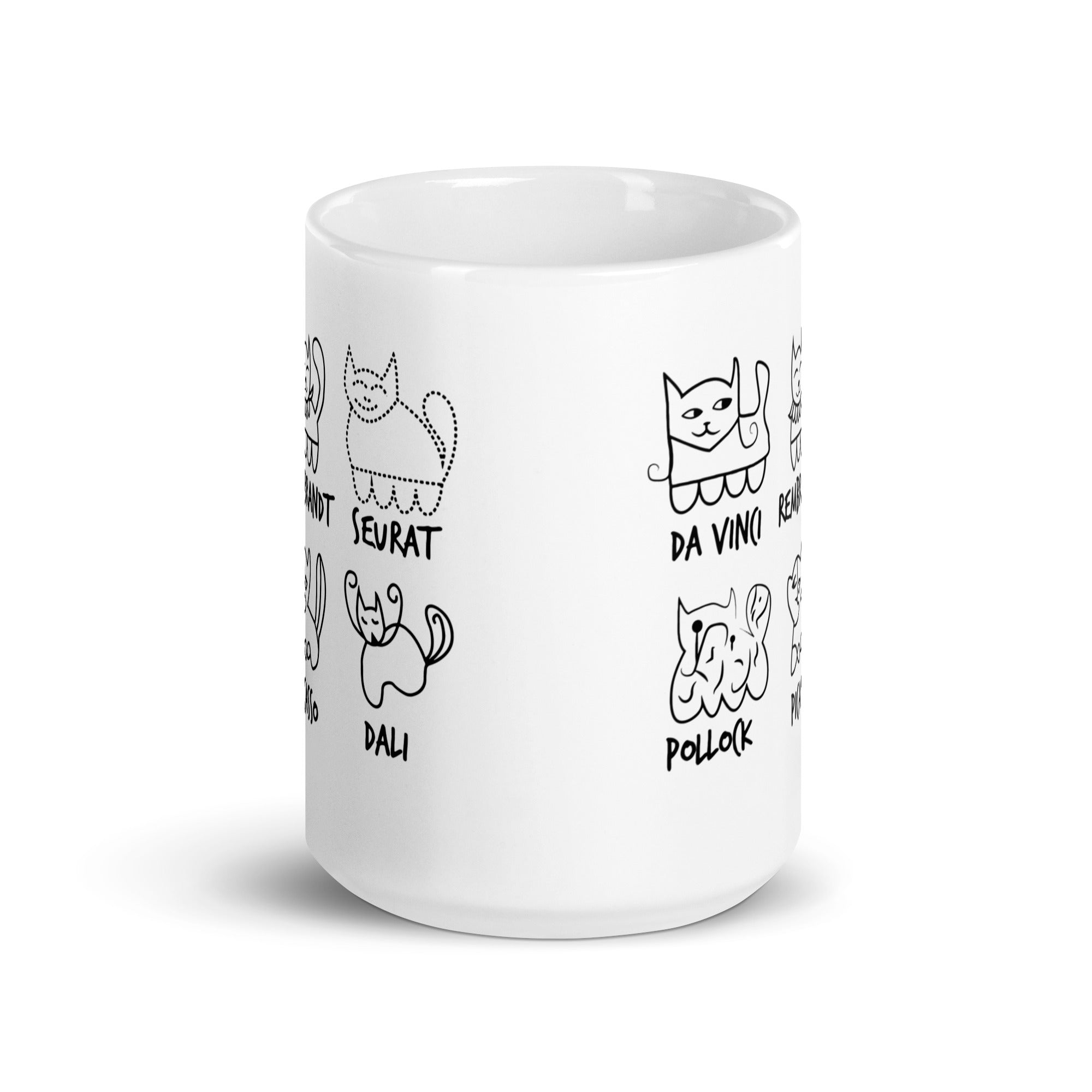 Cat by Artist - Mug - The Philosopher's Shirt