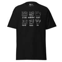 Cat by Artist - Unisex Classic T-Shirt - Black / S