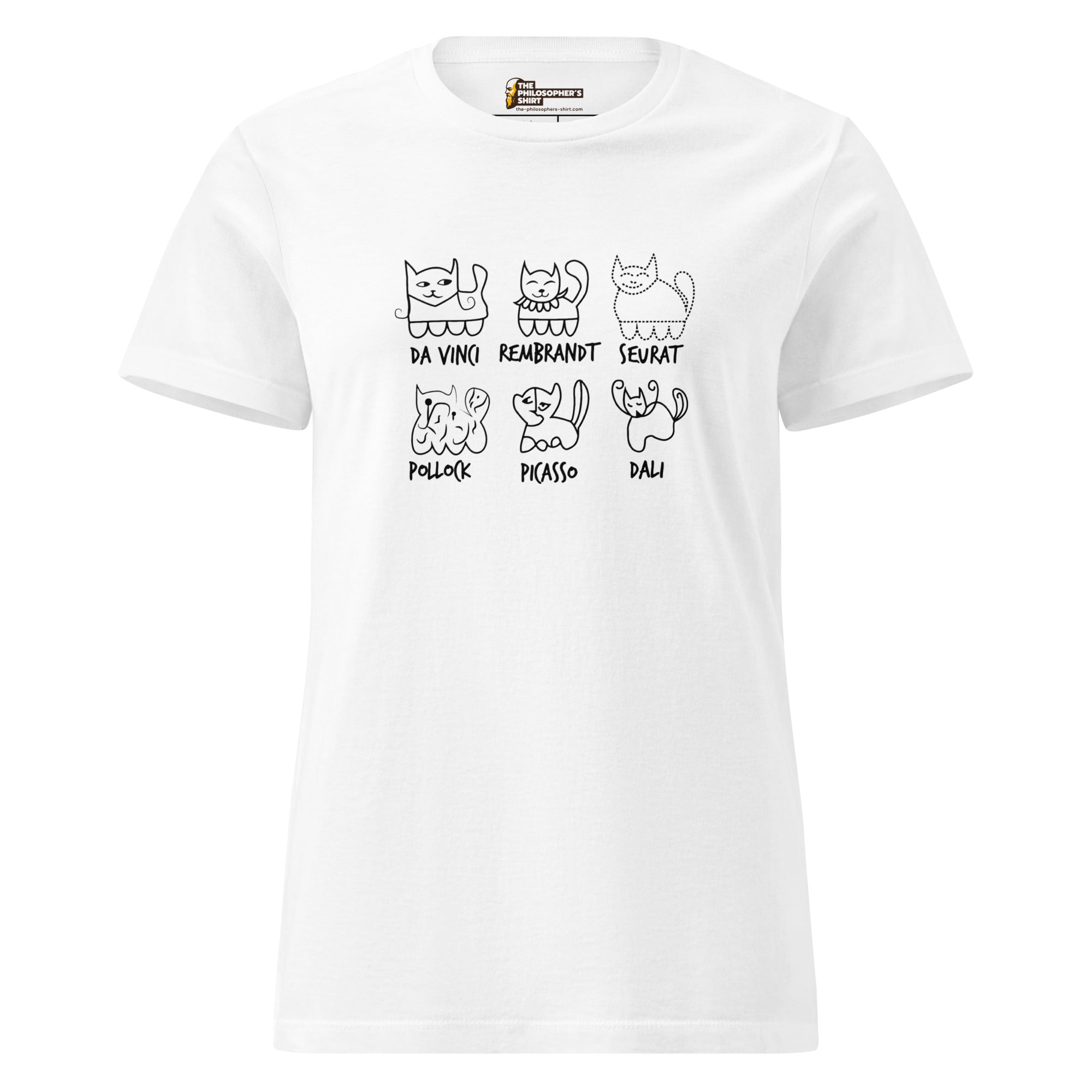 Cat by Artist - Women’s T-shirt - The Philosopher's Shirt