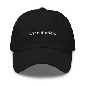 End of simulation - Embroidered - Cap