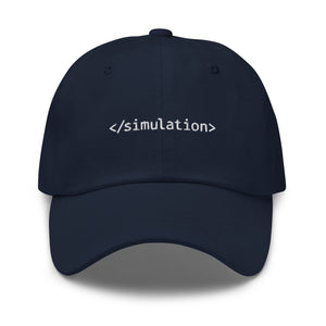 End of simulation - Embroidered - Cap