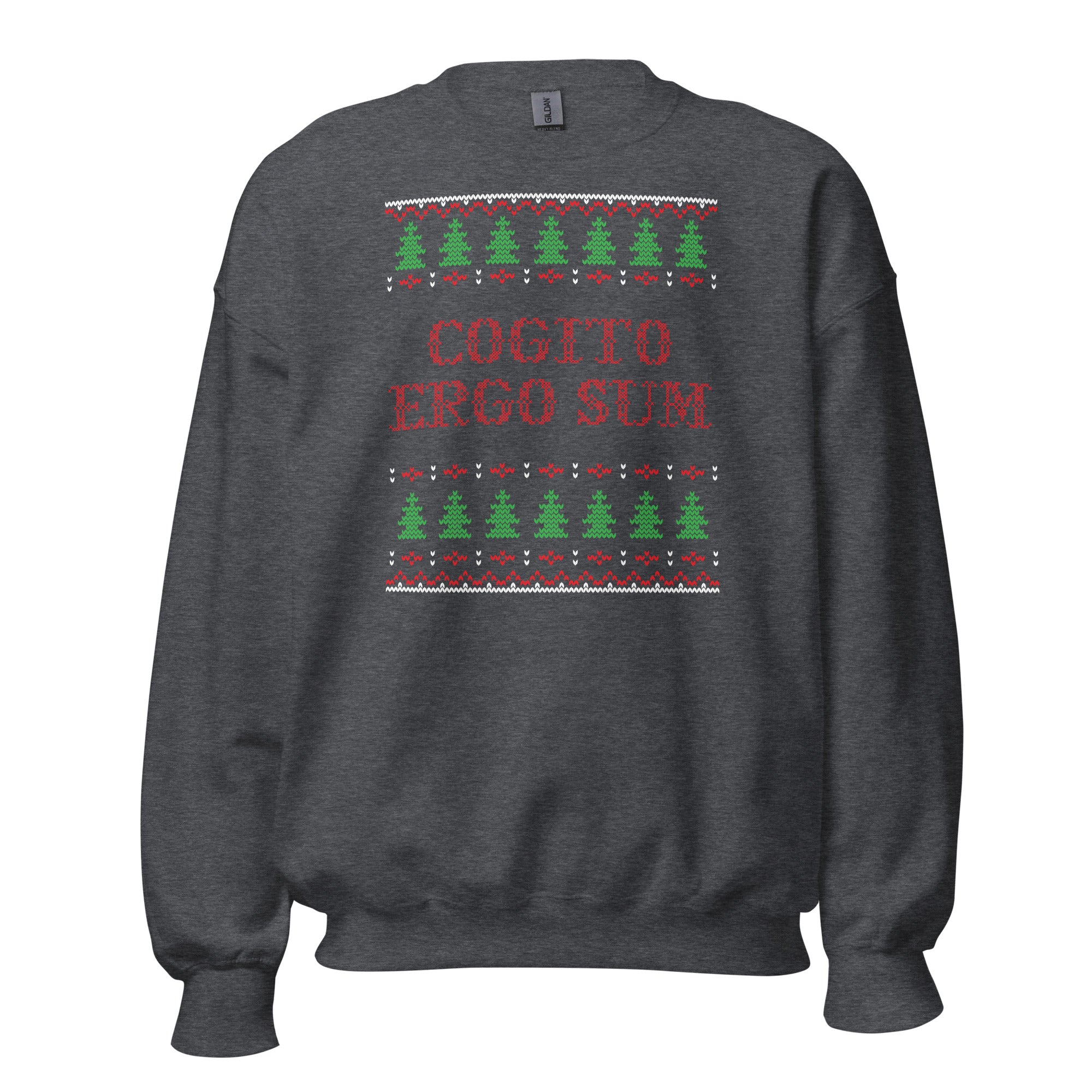 Cogito Ergo Sum - Ugly Xmas Sweater - Sweatshirt - The Philosopher's Shirt