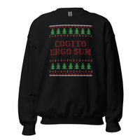 Cogito Ergo Sum - Ugly Xmas Sweater - Sweatshirt - Black / S