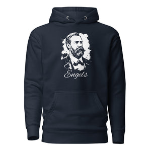 Friedrich Engels Portrait - Premium Hoodie