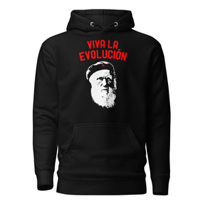 Darwin - Viva la Evolucion - Sudadera con capucha Premium