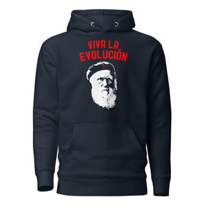 Darwin - Viva la Evolucion - Felpa con cappuccio Premium