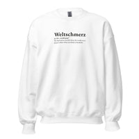 Definition of Weltschmerz - Sweatshirt - White / S