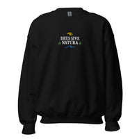 Deus Sive Natura - Embroidered - Sweatshirt - Black / S