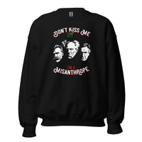 Don't Kiss Me I'm A Misanthrope - Nietzsche, Schopenhauer, Cioran - Sweatshirt - Black / S