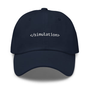 End of simulation - Embroidered - Cap
