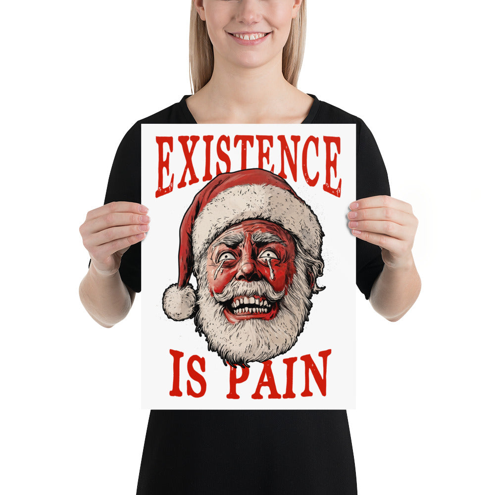 Anonymous Santa - Existence is Pain - Poster