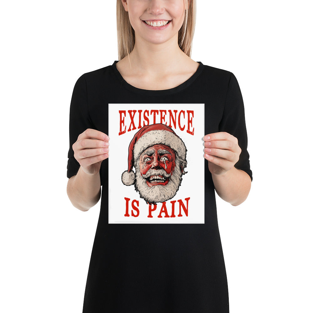 Anonymous Santa - Existence is Pain - Poster