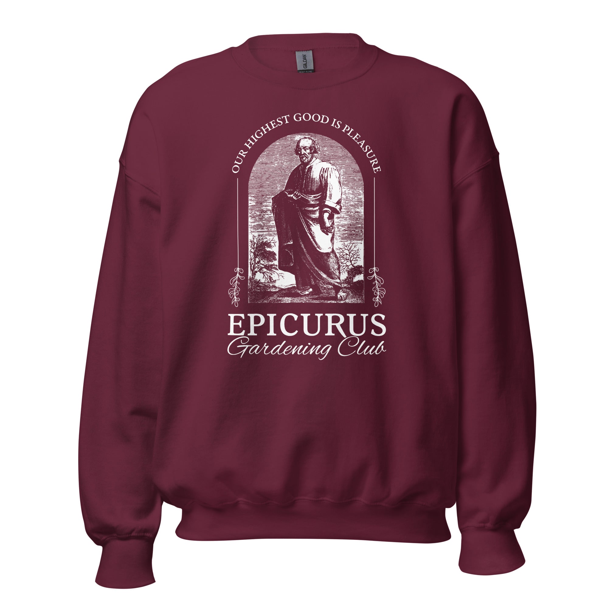 Epicurus Gardening Club - Felpa - The Philosopher's Shirt