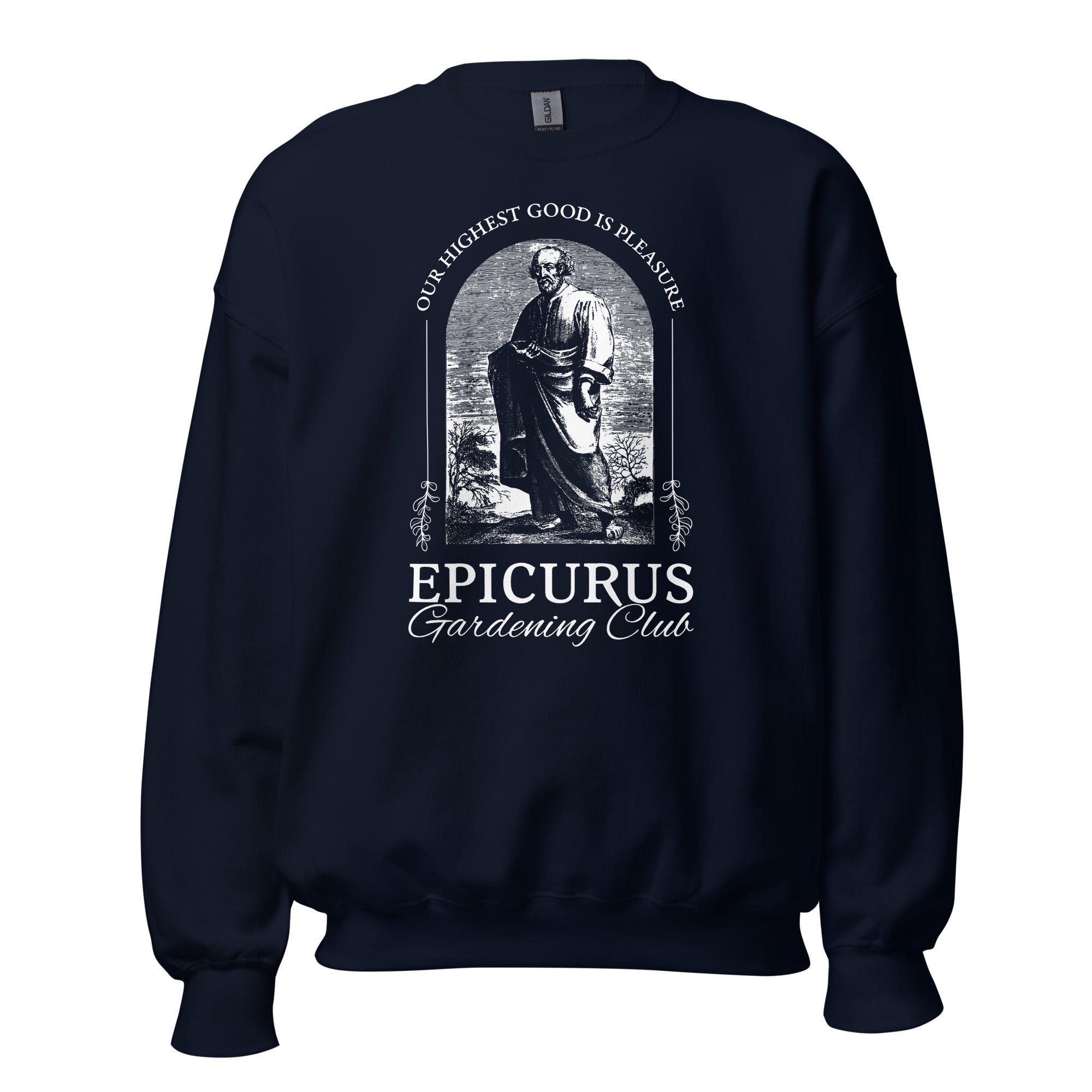 Epicurus Gardening Club - Felpa - The Philosopher's Shirt