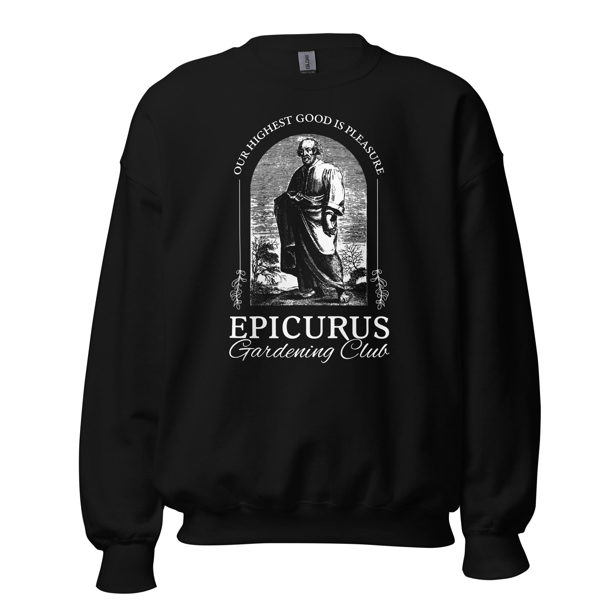 Epicurus Gardening Club - Felpa - The Philosopher's Shirt