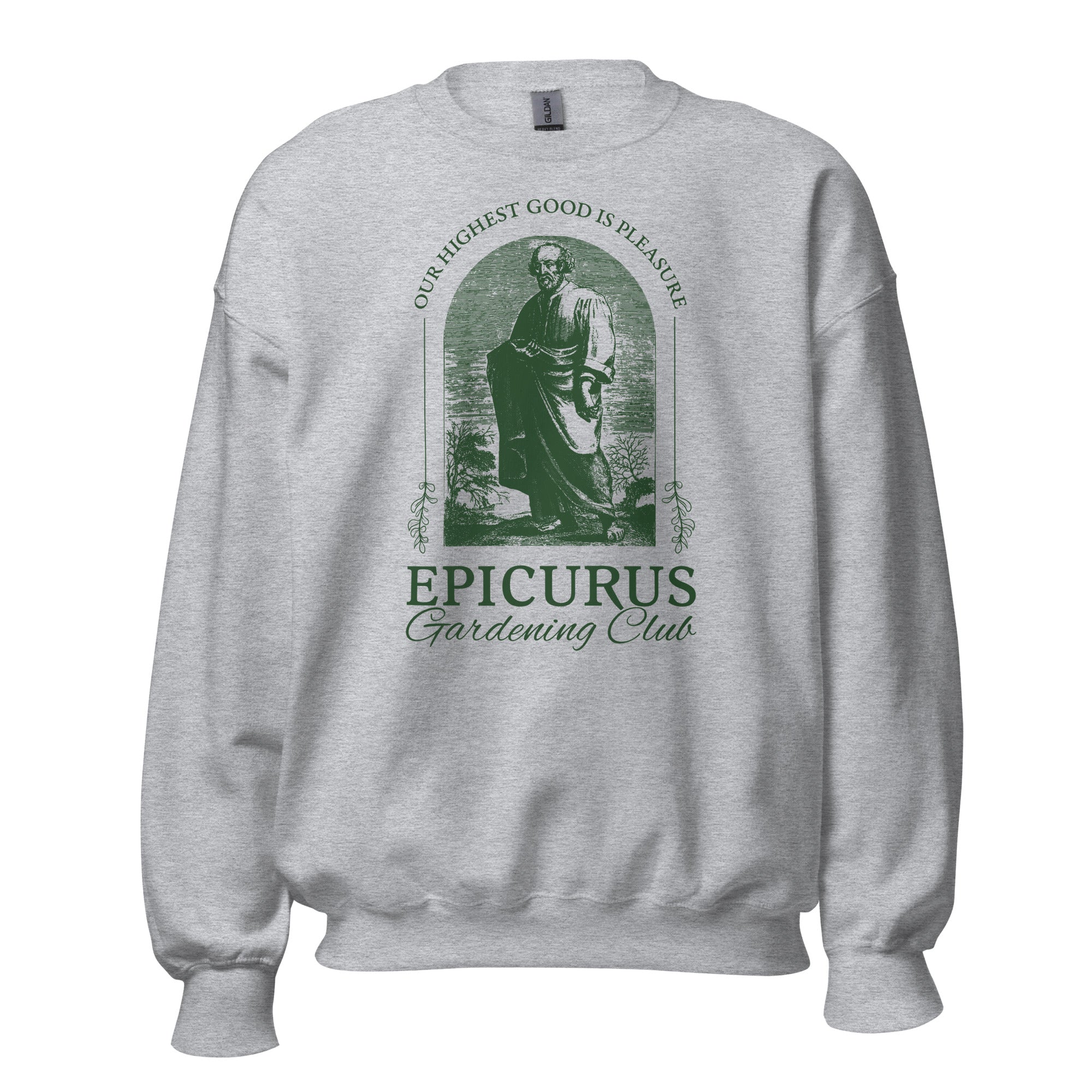 Epicurus Gardening Club - Felpa - The Philosopher's Shirt