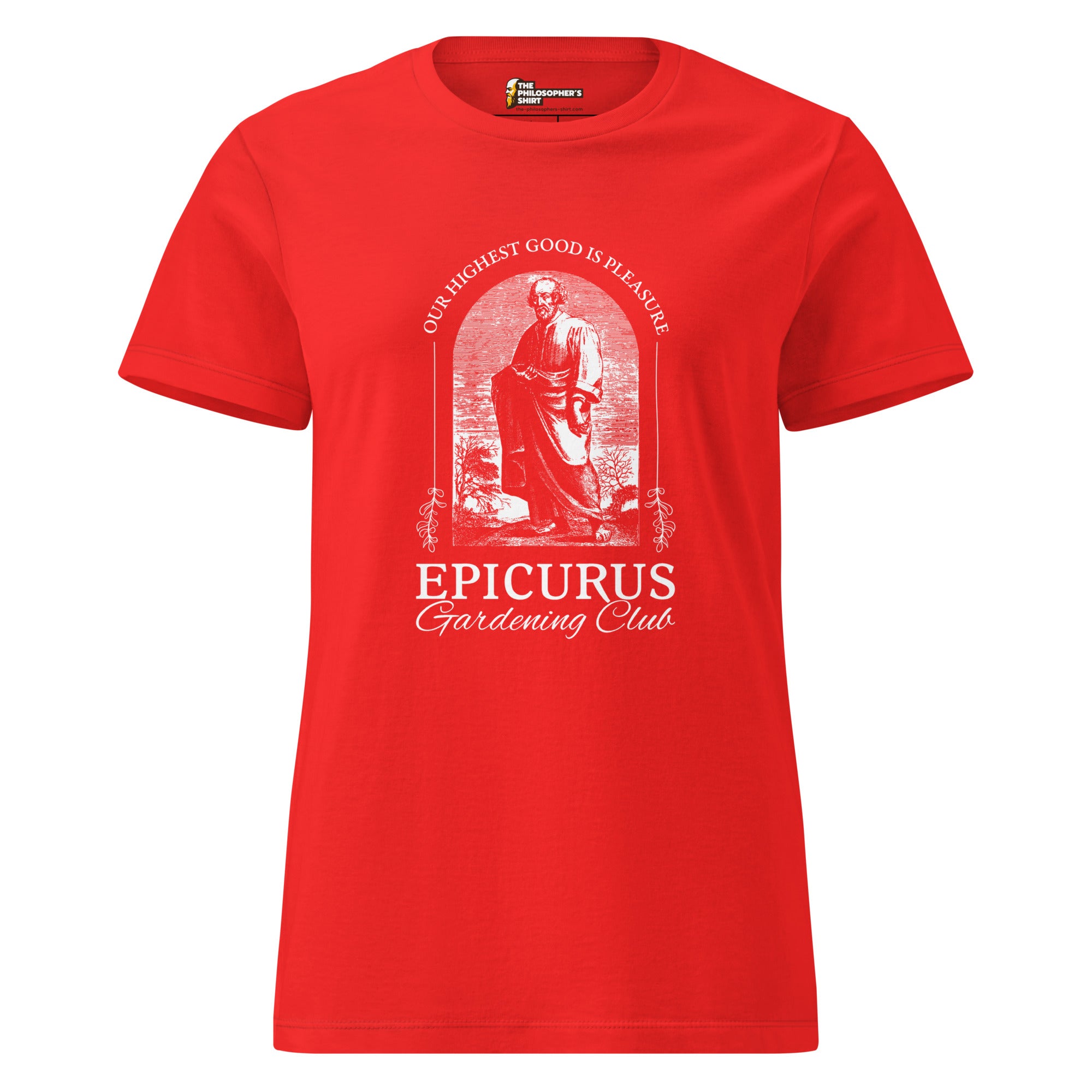 Epicurus Gardening Club - Women’s T-shirt - The Philosopher's Shirt