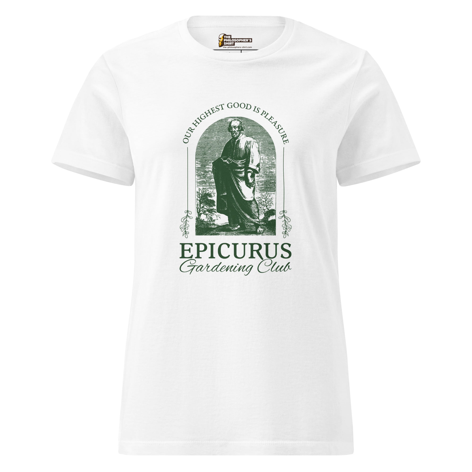 Epicurus Gardening Club - Women’s T-shirt - The Philosopher's Shirt