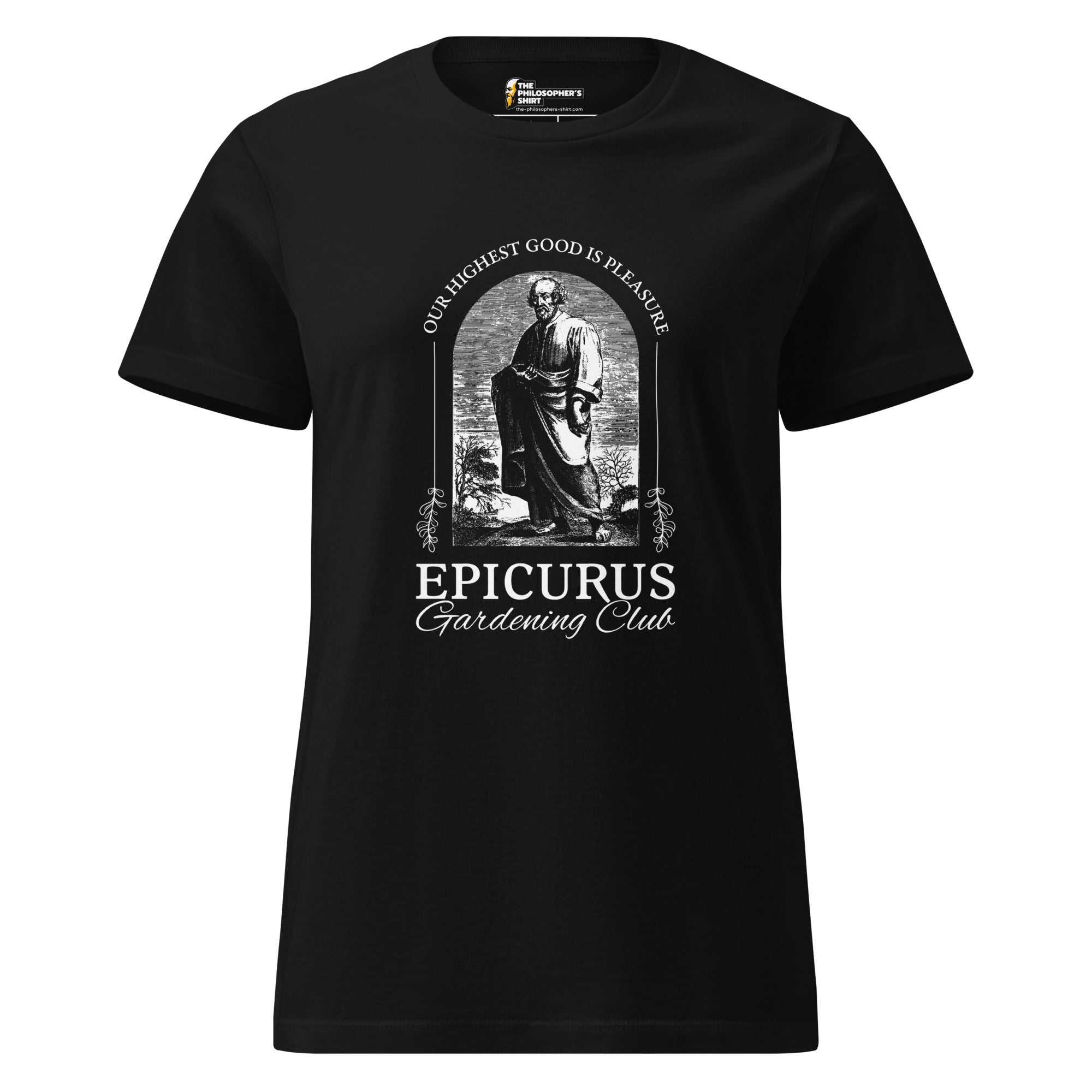 Epicurus Gardening Club - Women’s T-shirt - The Philosopher's Shirt