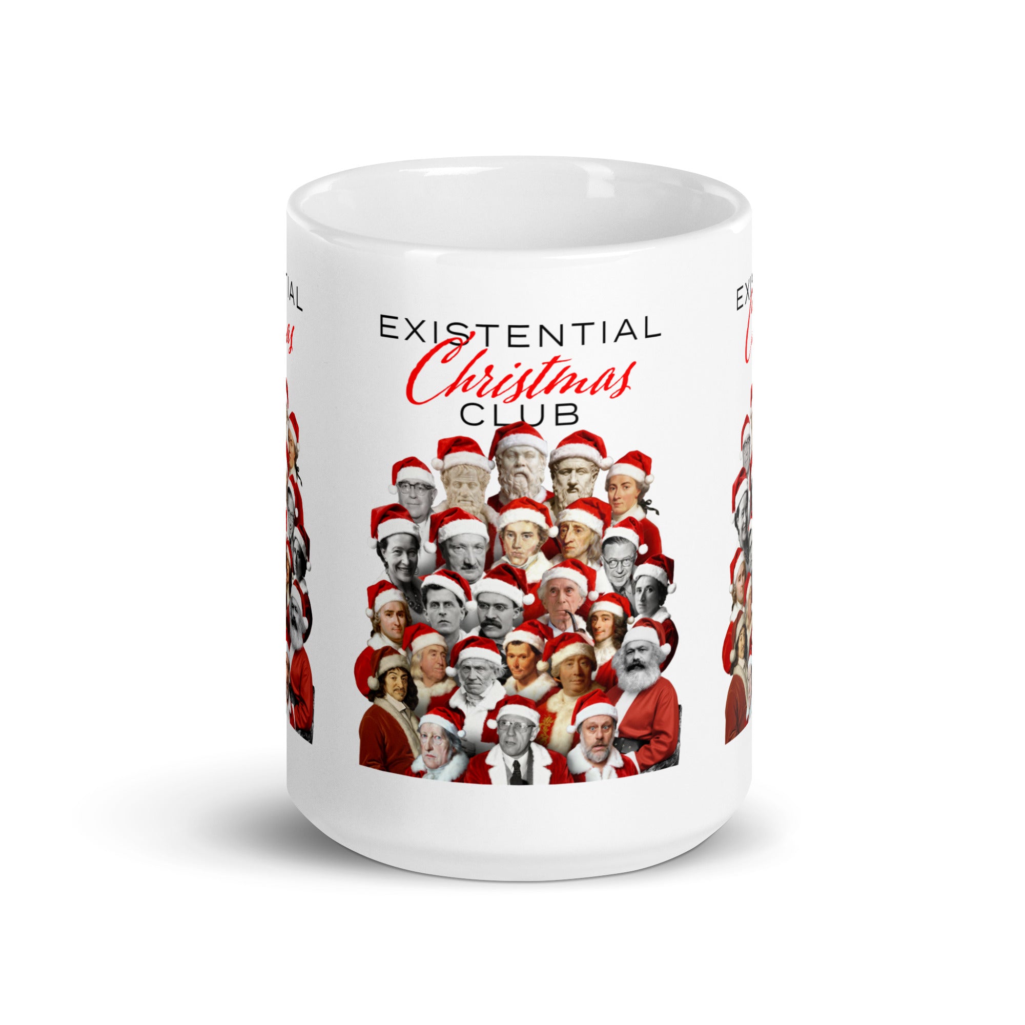 Club de Navidad Existencial - Taza - The Philosopher's Shirt