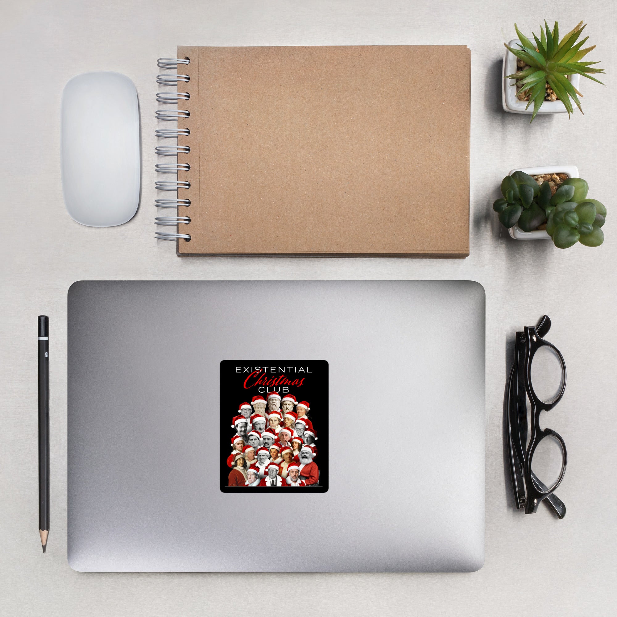 Existential Christmas Club - Sticker - The Philosopher's Shirt