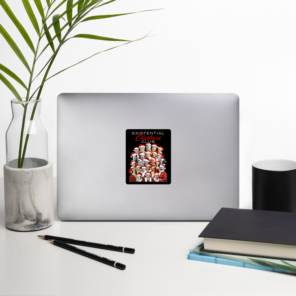 Existential Christmas Club - Sticker - The Philosopher's Shirt