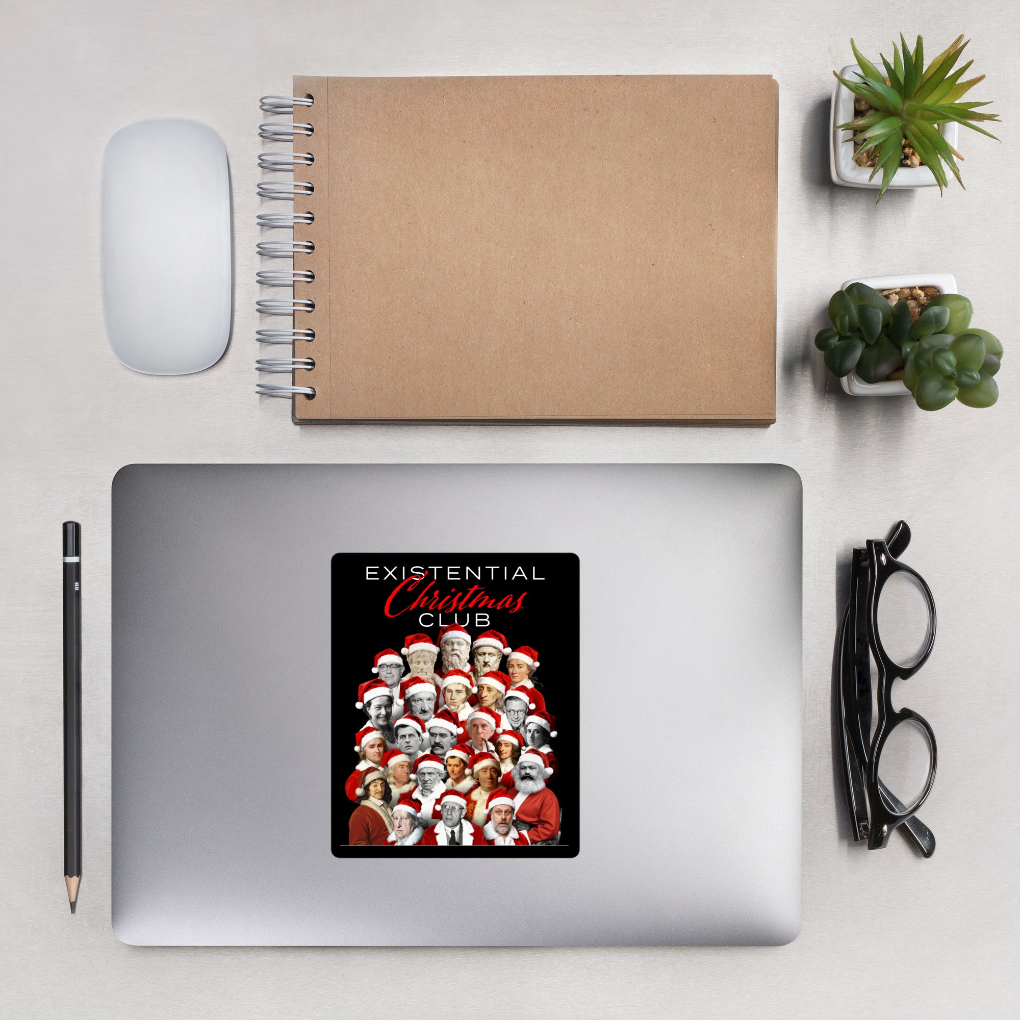 Existential Christmas Club - Sticker - The Philosopher's Shirt