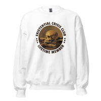 Existential Crisis Club - Lifetime Member - Sweatshirt - White / S