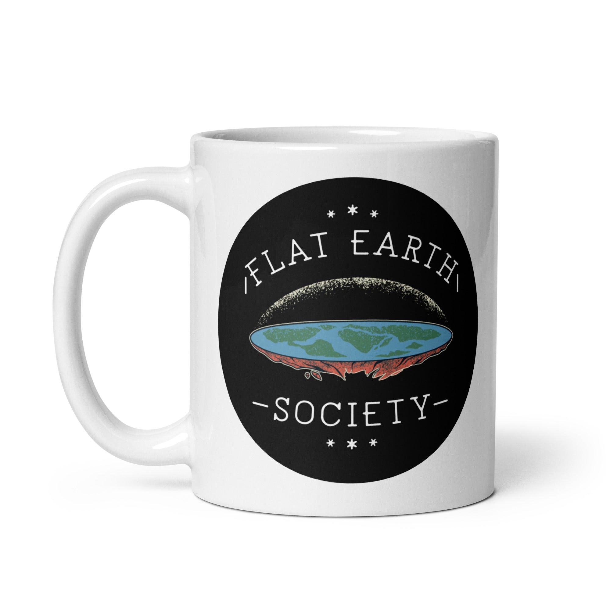Flat Earth Society - Mug - The Philosopher's Shirt