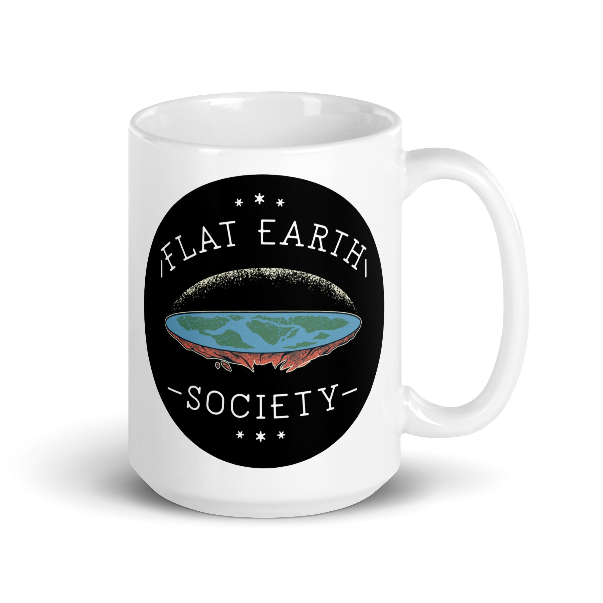 Flat Earth Society - Mug - The Philosopher's Shirt