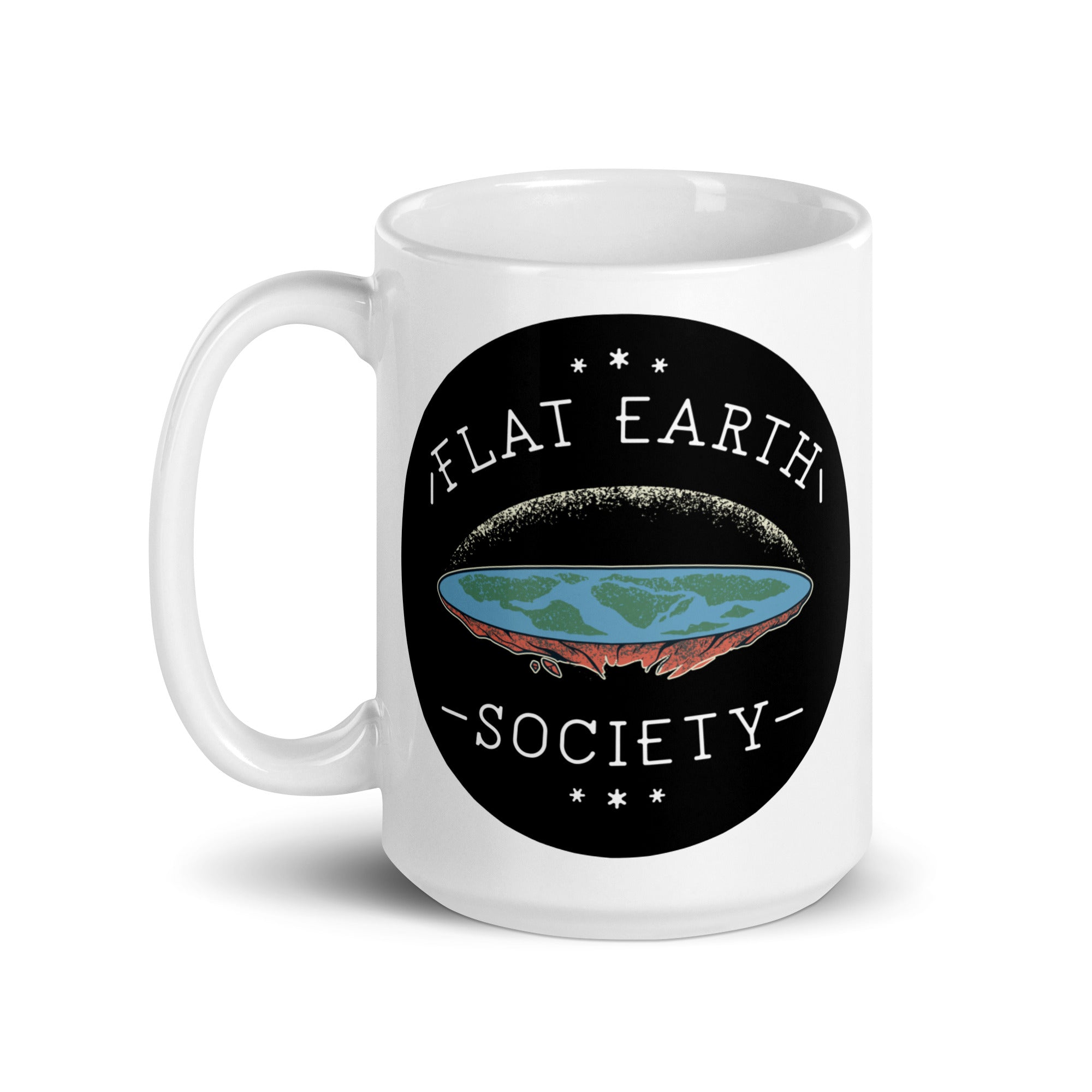 Flat Earth Society - Mug - The Philosopher's Shirt