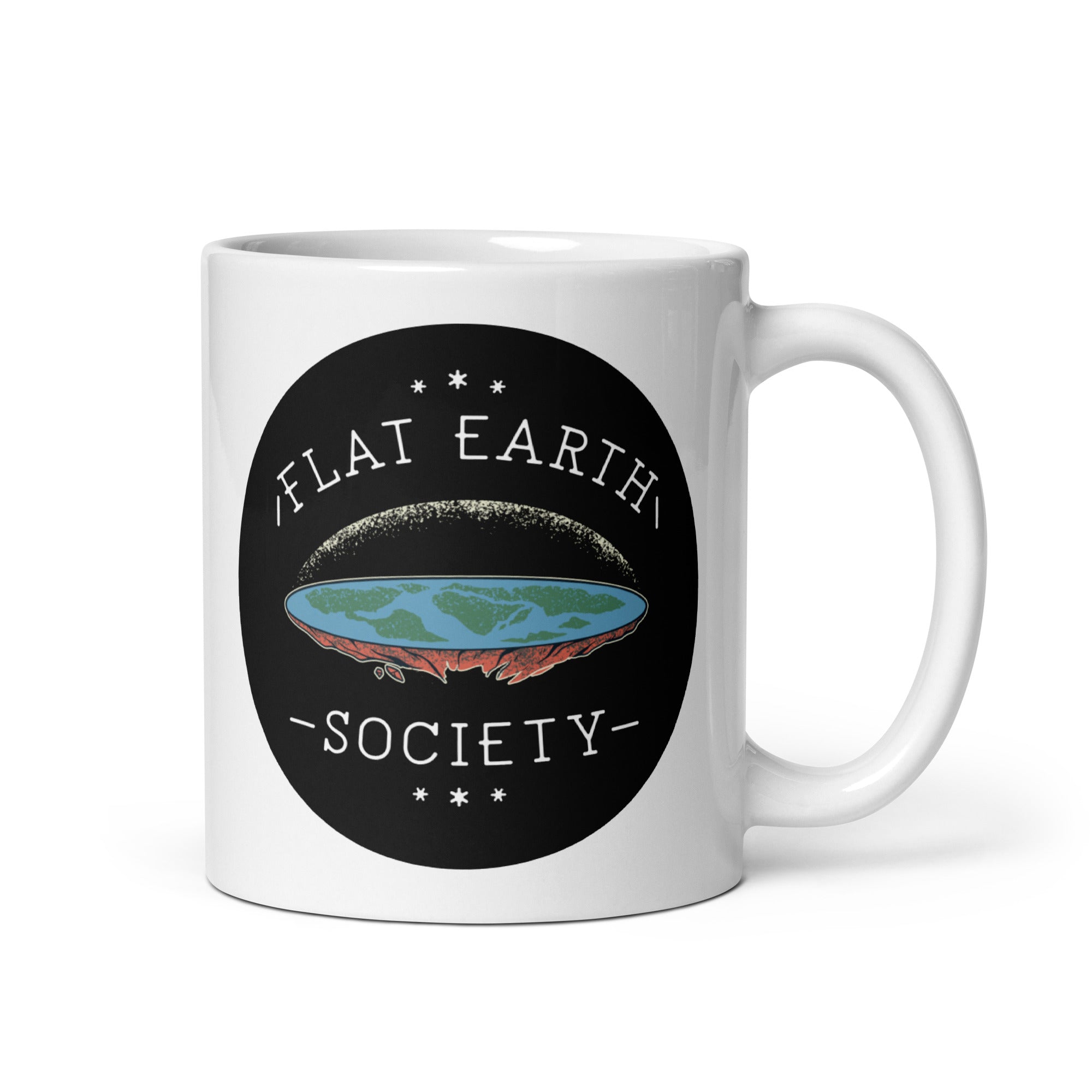 Flat Earth Society - Mug - The Philosopher's Shirt