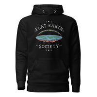 Flat Earth Society - Premium Hoodie - Black / S