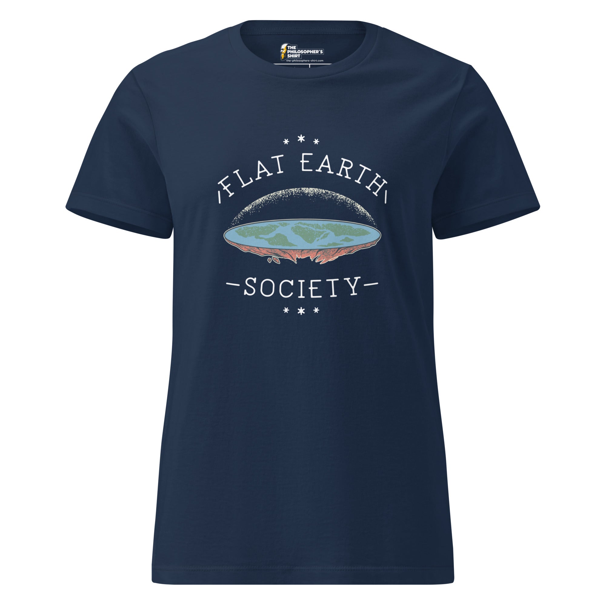 Flat Earth Society - Women’s T-shirt - The Philosopher's Shirt