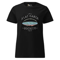 Flat Earth Society - Women’s T-shirt - Black / S