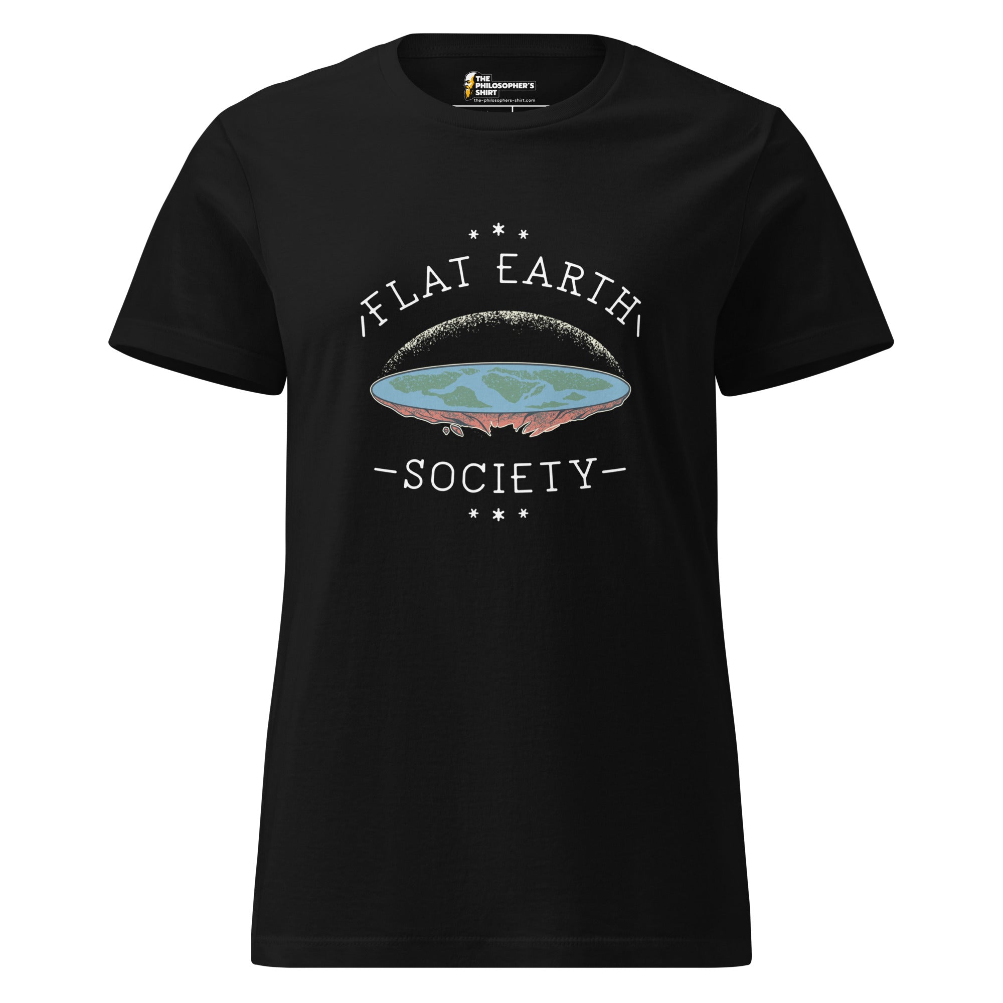 Flat Earth Society - Women’s T-shirt - The Philosopher's Shirt