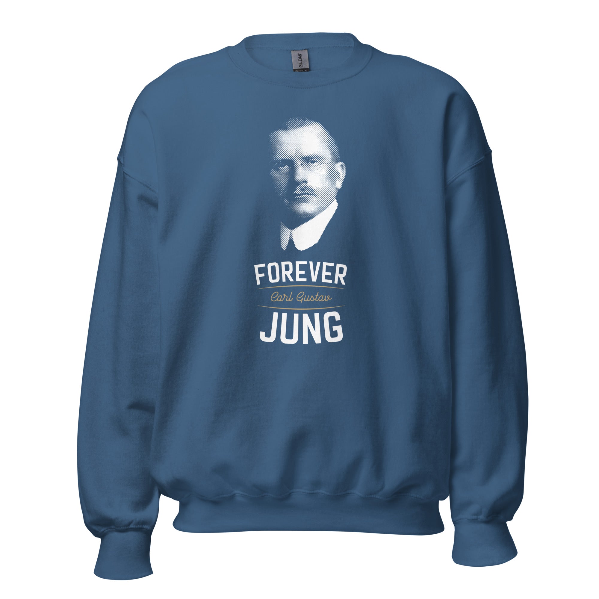 Forever Carl Gustav Jung - Sweatshirt - Indigo Blue - The Philosopher's Shirt