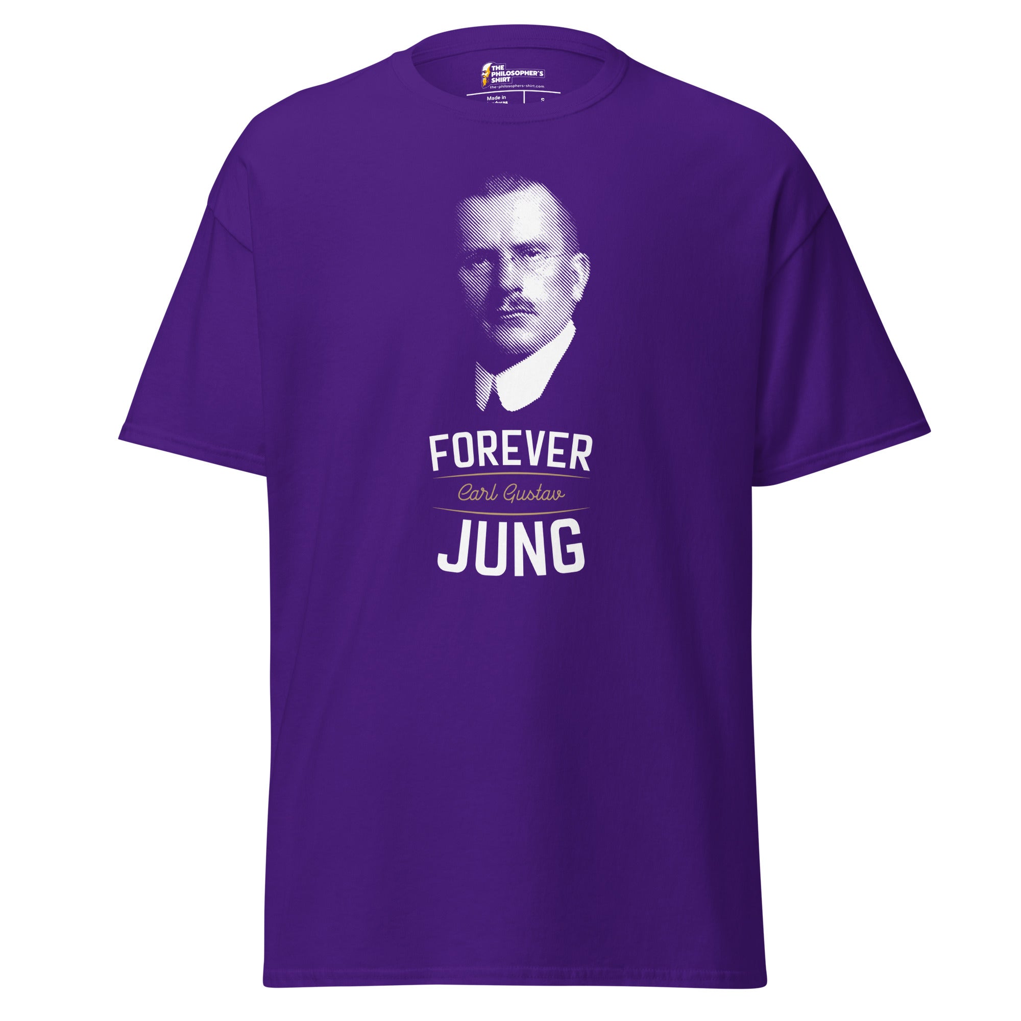 Forever Carl Gustav Jung - Unisex Classic T-Shirt - Purple - The Philosopher's Shirt