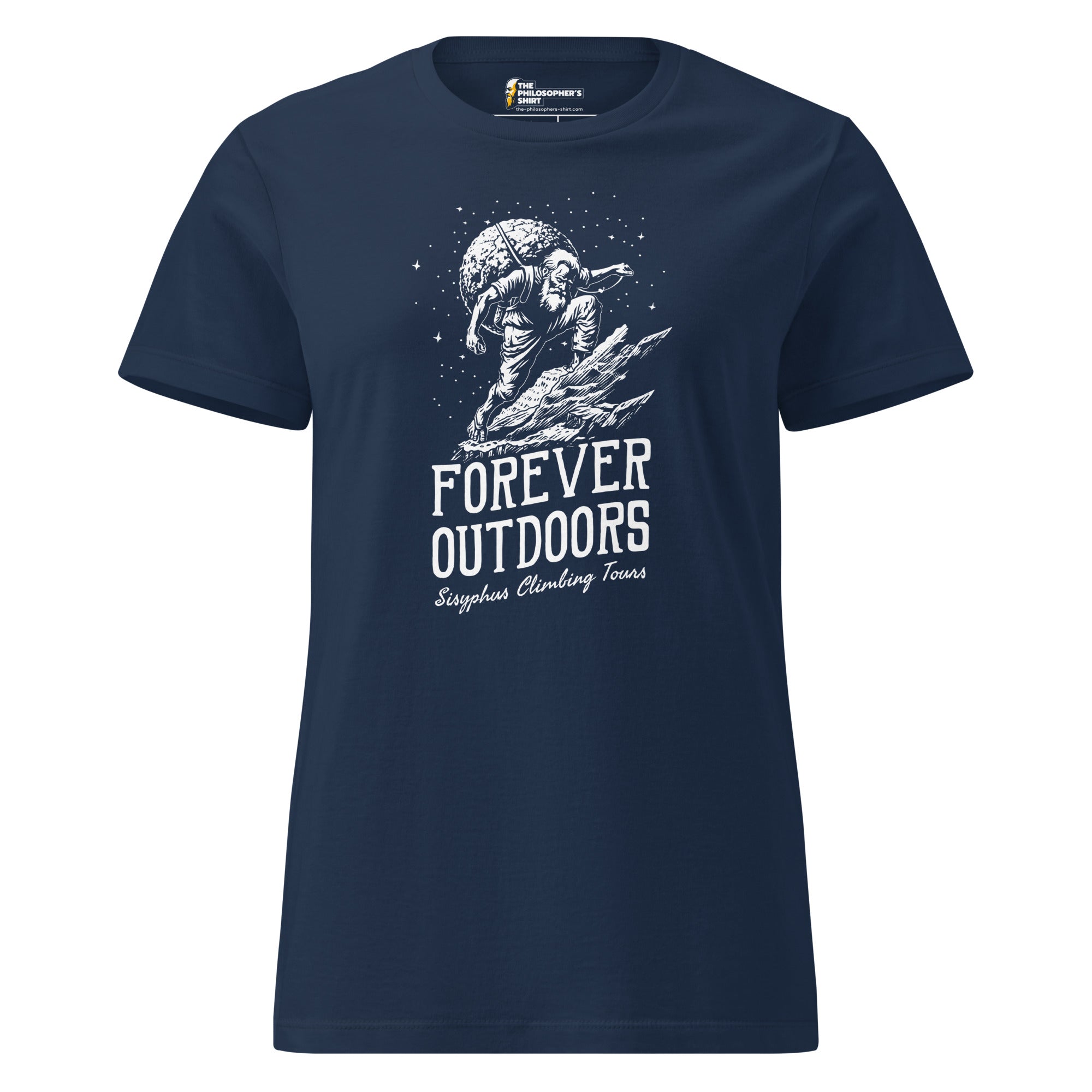 Forever Outdoors - Sisyphus Climbing Tours - Women’s T-shirt - The Philosopher's Shirt